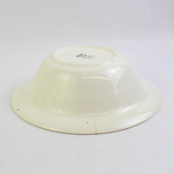 Vintage Edwin Knowles Chartreus Bowl 7.5" Flawed