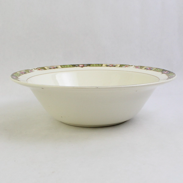 Vintage Edwin Knowles Chartreus Bowl 7.5" Flawed
