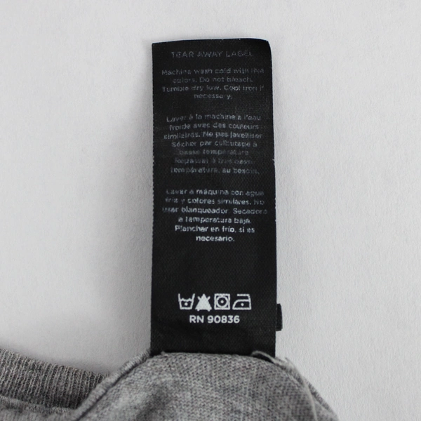 District Perfect Weight Women's Gray Short Sleeve T-Shirt Wind & Food Size M