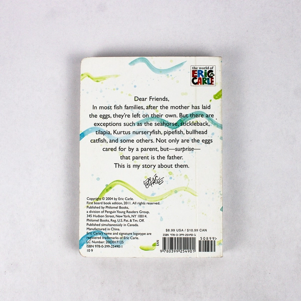 Mister Seahorse by Eric Carle 2011 Children's Board Book 