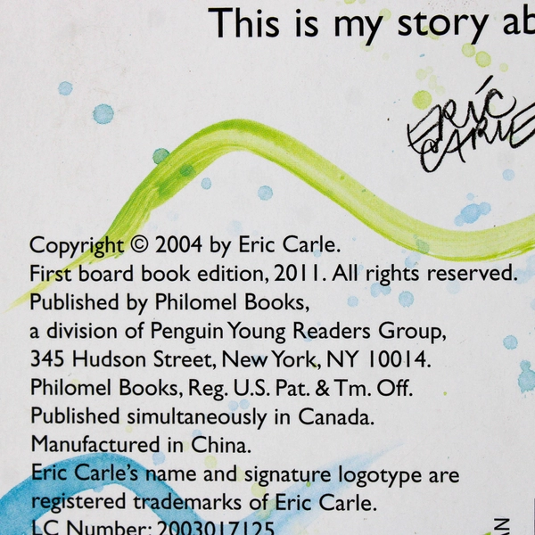 Mister Seahorse by Eric Carle 2011 Children's Board Book 