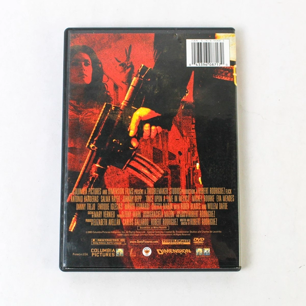Once Upon a Time in Mexico DVD 2004 - Depp, Banderas - Good Condition