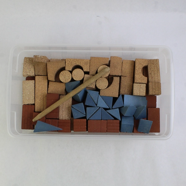 Vintage House And Garden 1945 Architector Jr Stone Building Block Set 96 Pieces