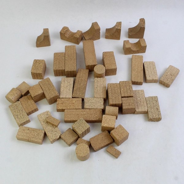 Vintage House And Garden 1945 Architector Jr Stone Building Block Set 96 Pieces