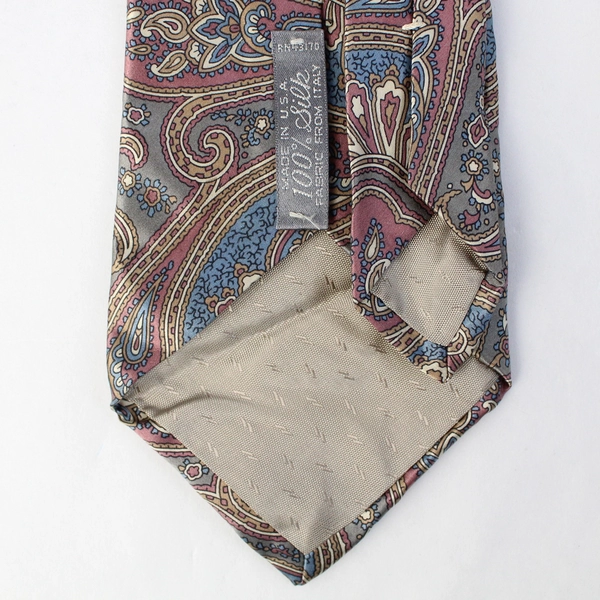 Classic Collection By Van Heusen Silk Paisley Pattern Neck Tie 56"