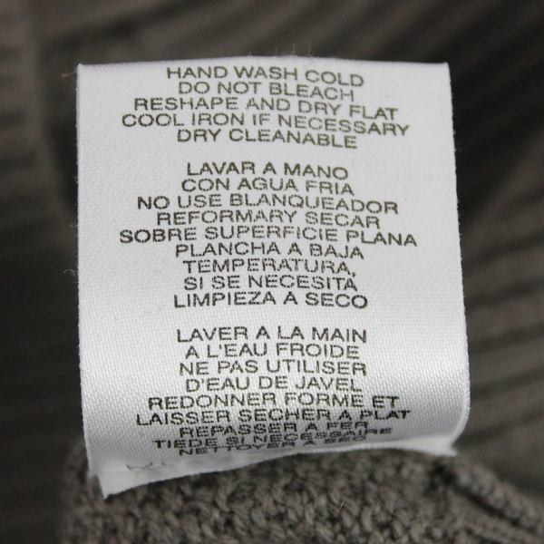 In Add Minus Women's Brown Gray Full Zip Long Sleeve Sweater Jacket Size M