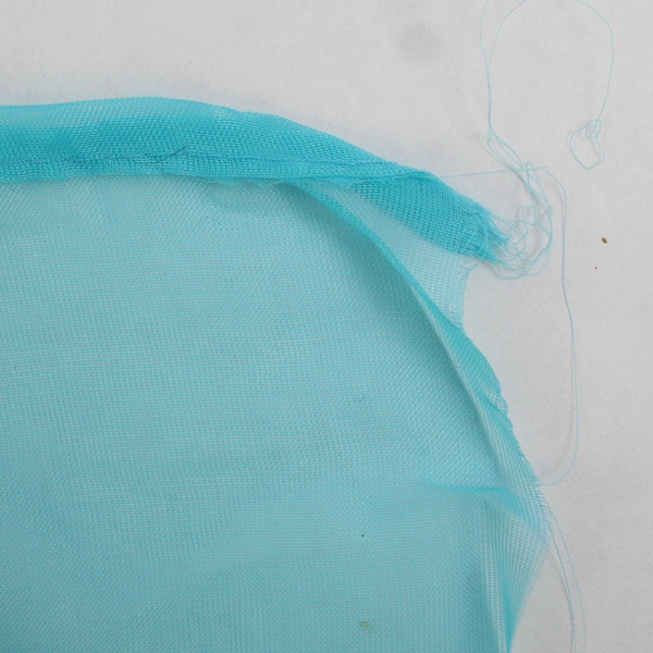 Jenin Home Fashion Blue Tulle Curtain Scarf 35" x 216"