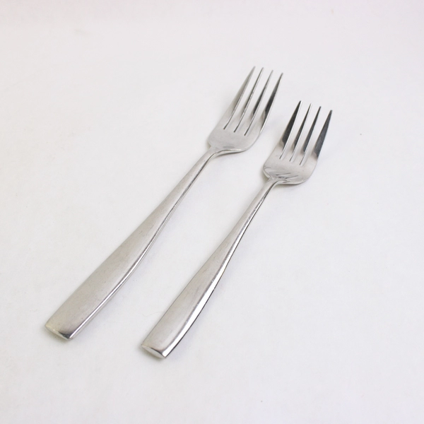 Lot of 5 Target Home Flatware Utensils Glossy Modern Minimal Stainless Steel