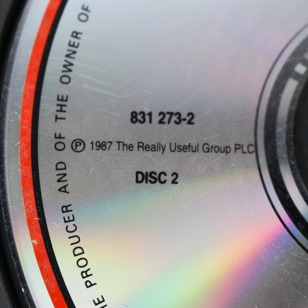 2 Disc Set The Phantom of the Opera Original Cast Recording CD