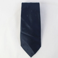 Windridge Navy Blue Embroidered Men's Necktie 58"