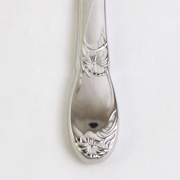 Lot of 6 Reed & Barton La Bella 9 5/8" Steak Knives Solid Handle Stainless