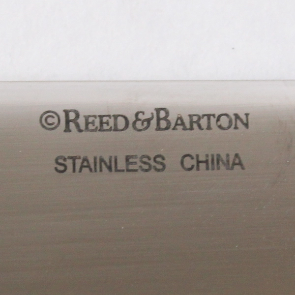 Lot of 6 Reed & Barton La Bella 9 5/8" Steak Knives Solid Handle Stainless