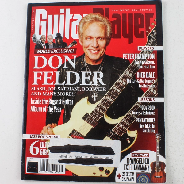 Guitar Player Magazine June 2019 - Don Felder, Joe Satriani, Slash, Collectible