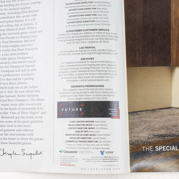 Guitar Player Magazine June 2019 - Don Felder, Joe Satriani, Slash, Collectible