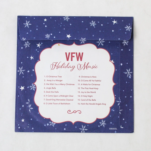 Holiday Music Festive Winter Christmas CD Veterans of Foreign Wars