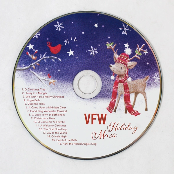 Holiday Music Festive Winter Christmas CD Veterans of Foreign Wars