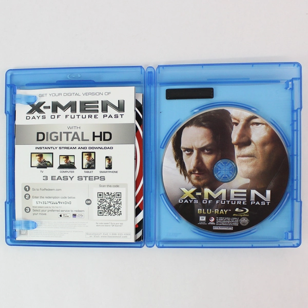 X-Men Days of Future Past (Blu-Ray DVD, 2014, 1 Disc)