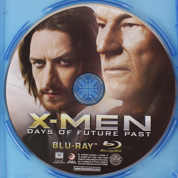 X-Men Days of Future Past (Blu-Ray DVD, 2014, 1 Disc)