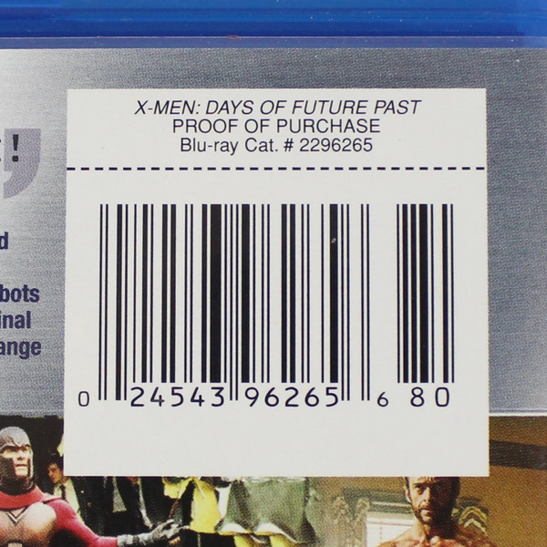 X-Men Days of Future Past (Blu-Ray DVD, 2014, 1 Disc)