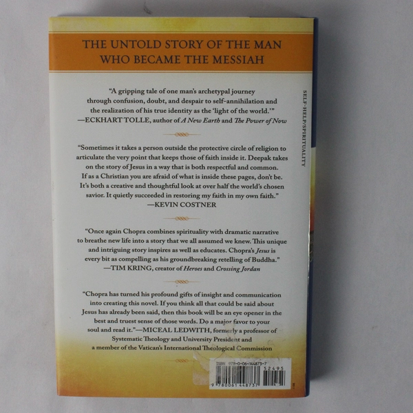 Jesus: A Story of Enlightenment by Deepak Chopra 2008 Hardcover Book