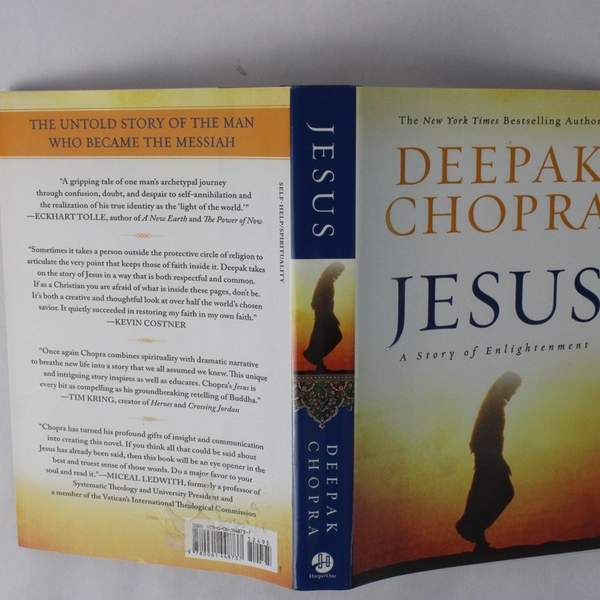 Jesus: A Story of Enlightenment by Deepak Chopra 2008 Hardcover Book