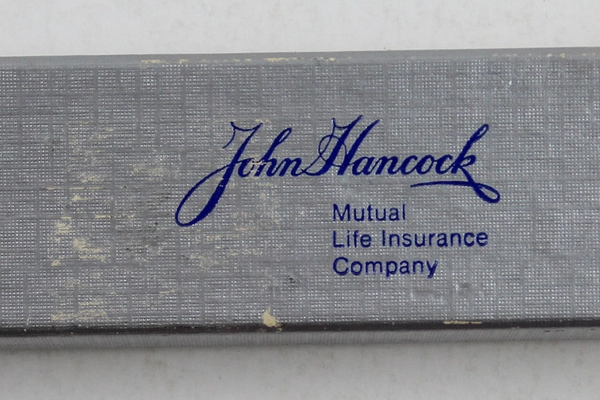 John Hancock Mutual Life Insurance Souvenir Spoon - Leonard Stainless Steel