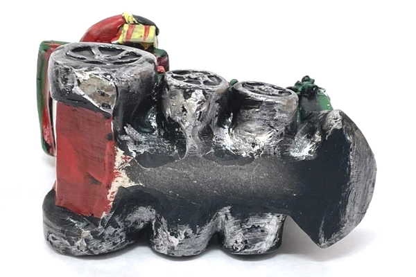 Lighted Santa in Train Engine Figurine - Battery Operated Christmas Decor