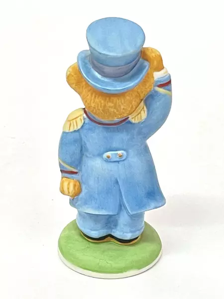 1986 Franklin Mint Alfred Teddington Bear Porcelain Figurine 3.75" Collectible