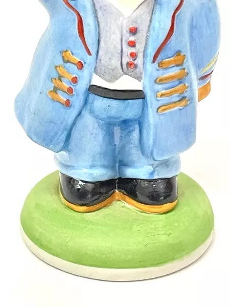 1986 Franklin Mint Alfred Teddington Bear Porcelain Figurine 3.75" Collectible