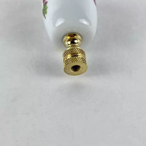 Lot of 2 Ceramic Hummingbird Lamp Ornament NIB Lamp Topper 98C613 Giftco Inc New