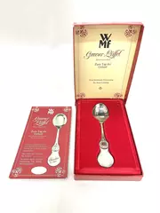 Vintage WMF Gravur Engravable Birth Date Spoon Stainless Steel in Box