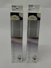 Lot of 2 New Kai USA Ltd Pure Komachi Sushi Roll Molds Frosted Plastic New