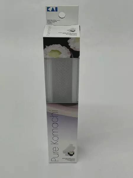 Lot of 2 New Kai USA Ltd Pure Komachi Sushi Roll Molds Frosted Plastic New