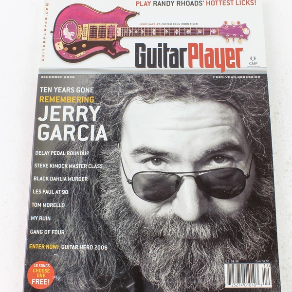 Guitar Player Magazine Dec 2005 Jerry Garcia Randy Rhoads - Good Condition