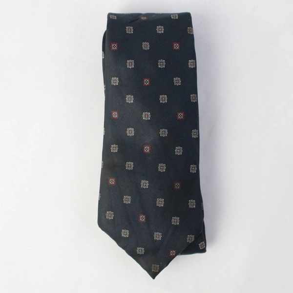 Wembley Silks Navy Blue Patterned Necktie 60"