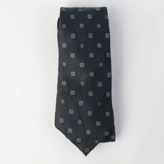 Wembley Silks Navy Blue Patterned Necktie 60"