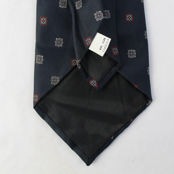 Wembley Silks Navy Blue Patterned Necktie 60"