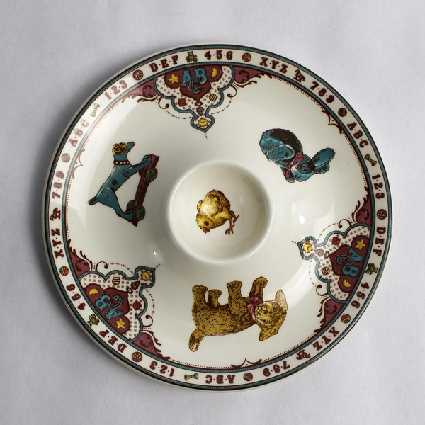 Edwardian Childhood Collection Multicolor By Spode Ceramic Egg Serving Plate