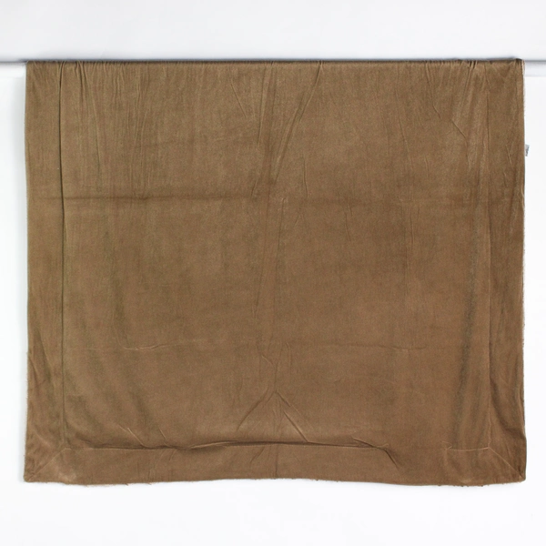 Thro By Marlo Lorenz Solid Brown Color Fuzzy Throw Blanket 27.5" x 51"