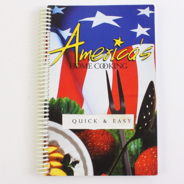 WQED Multimedia America's Home Cooking Quick & Easy 2004 Spiral Bound PB 