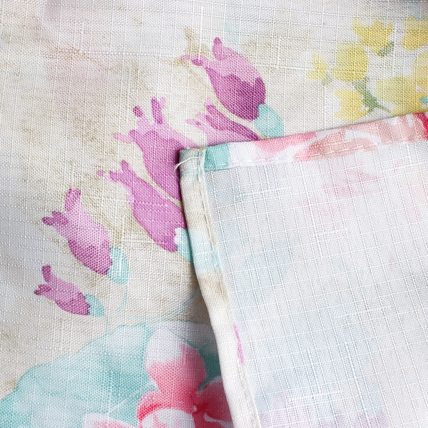 Josie Accessories Inc Tablecloth Pastel Floral Rectangular 59" x 101.5"