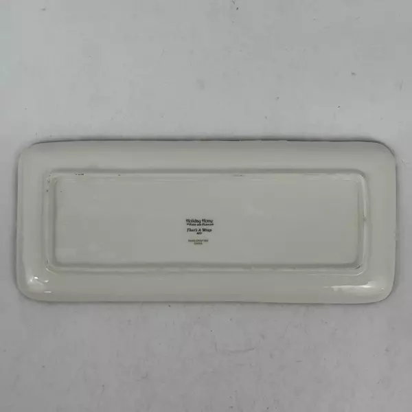 Fitz And Floyd Christmas Santa Presents Ho Ho Ho That's A Wrap Serving Tray