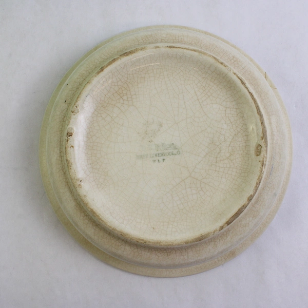 Vintage Baby Plate Porridge Bowl "Baby Bunting Lifts Up His Hat ..." Ceramic