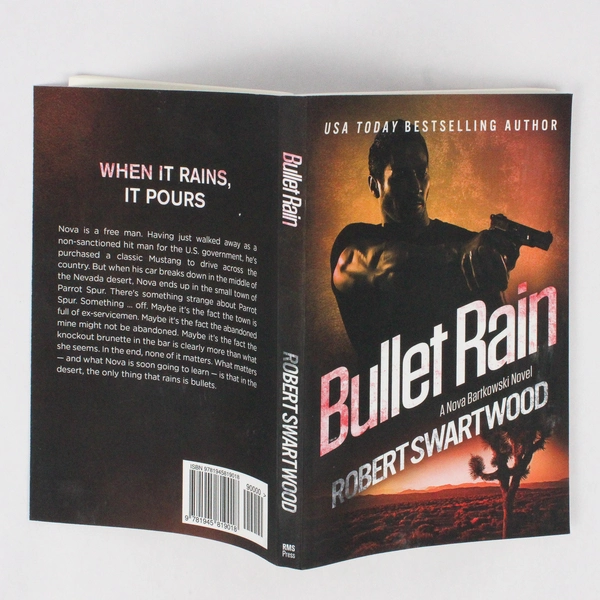 Bullet Rain by Robert Swartwood A Nova Barkowski Novel 2016 Paperback