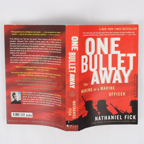 One Bullet Away The Making of a Marine Officer by Nathaniel Fick 2006 Paperback