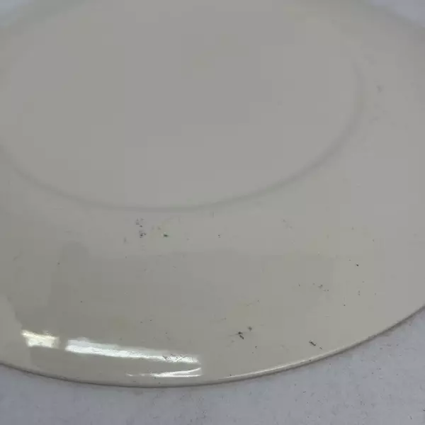 1957 MCM Calendar Plate with Gold Accents