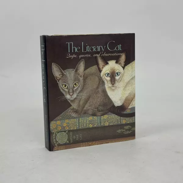 Literary Cat by Miniature Book Quips Quotes Observations 1990 Running Press