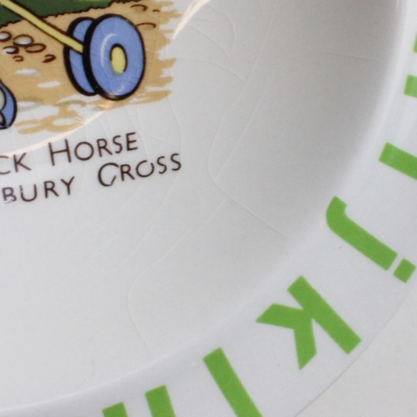 Vintage Wood & Sons Cereal Bowl “Ride A Cock Horse To Banbury Cross”