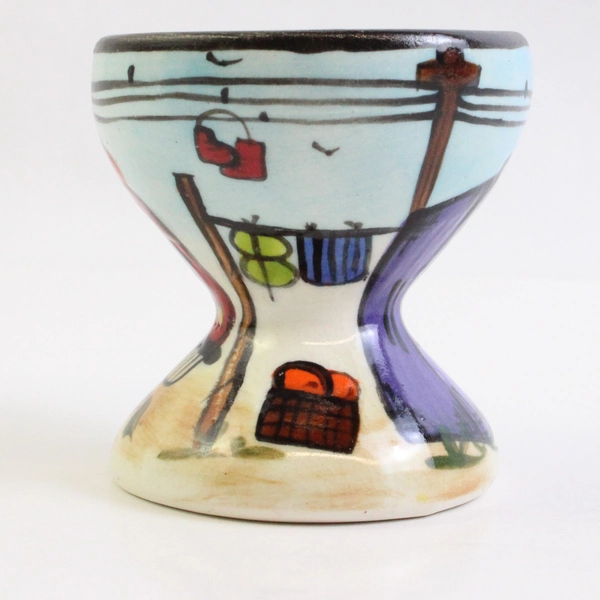 Intshiba Township Collection South Africa Street Life Ceramic Egg Cup