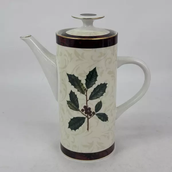 Hallmark Sakura Christmas Holly Coffee Server